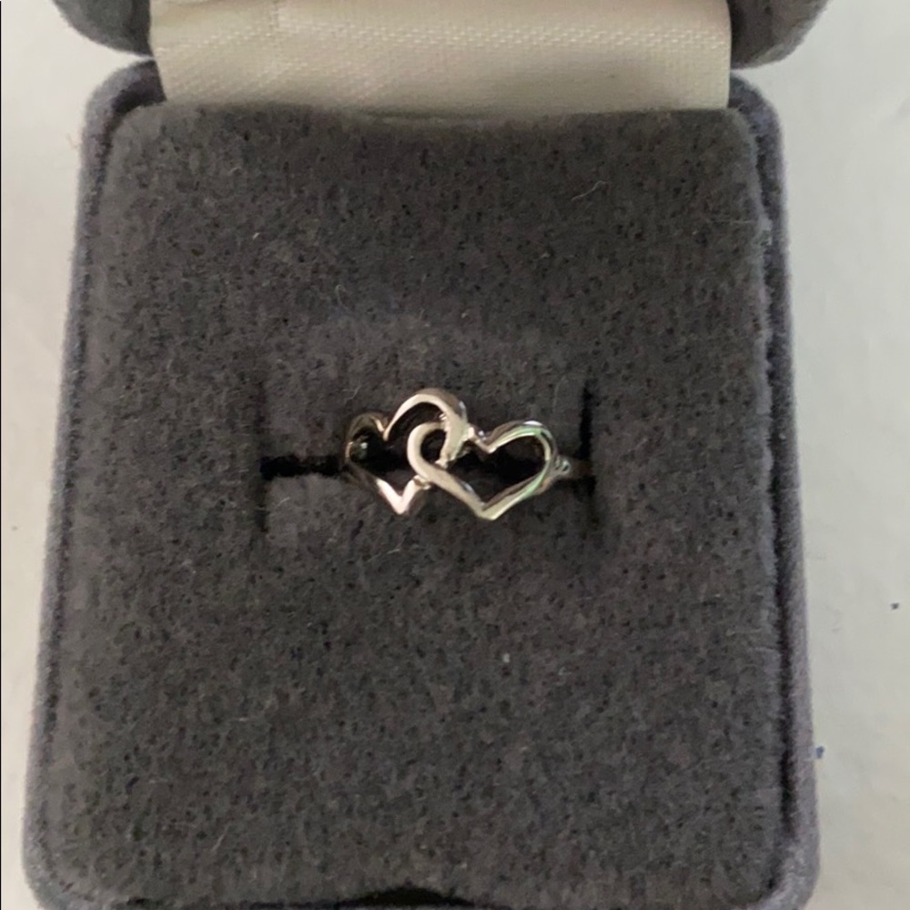 Heart toe ring